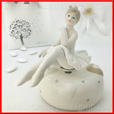Crea il tuo carillon bomboniera. Carillon Ballerina Porcellana Idee Battesimo E Comunione Bambina Doni Bomboniere Srl
