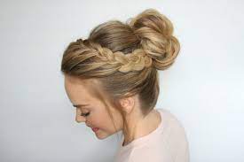 Double Lace Braid High Bun Missy Sue Hair Styles Braided Hairstyles For Wedding Hair Updos