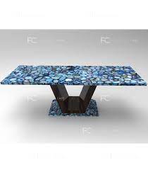 Agate is one of the most loved and certainly one of the most beautiful gemstones that are found we offer our agate coffee tables in any desired size and we supply the agate coffee tables in three different agate colors: Blue Agate Center Table Bene Furnishingcart