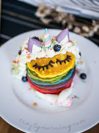 Unicorn Birthday Pancakes Breakfast For Kids Birthday Breakfast Party Kids Birthday Breakfast