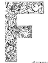 Free printable letter f coloring pages for adults. Art