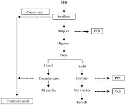 Process flow diagram for palm oil production 24 however the download. Effect Of Palm Oil Mill Sterilization Process On The Physicochemical Characteristics And Enzymatic Hydrolysis Of Empty Fruit Bunch Scialert Responsive Version