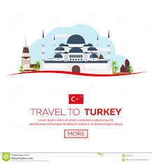 Its relevance in history as well as in the contemporary world marks it as a cannot miss place in the traveler's itinerary. Istanbul La Turquie Mosquee Bleue Tourisme Illustration De Deplacement Conception Plate Moderne Voyage De La Turquie Illustration Stock Illustration Du Ciel Commercial 93355128
