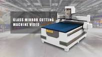 Customized Small Automatic CNC Glass Cutting Machine with Motor & Gearbox  Diamond Cut Tool 10MM Thickness Easy Operation
