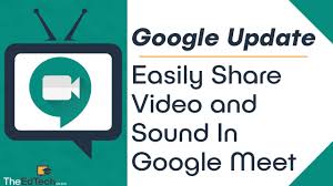 Video meetings are encrypted in transit and our array of safety measures are continuously updated for added protection • host large meetings: Update How To Easily Share Audio In Google Meet Share Youtube Videos With Sound In New Chrome Tab Youtube