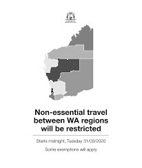 We will try to keep this page updated with the latest information on. Wa Travel Restrictions Come Into Place From Midnight Tuesday Have A Go News