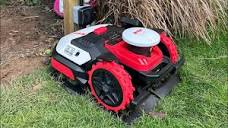 KRESS RTKn Robotic Mower Installation - YouTube