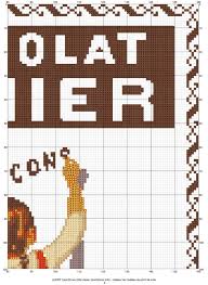 Chocolat Menier 2 Point De Croix Broderie Point De Croix Modeles De Point De Croix