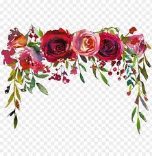 Burgundy flowers png collections download alot of images for burgundy flowers download free with high quality for designers. Image Du Blog Zezete2 Burgundy Watercolor Flower Border Png Image With Transparent Background Toppng