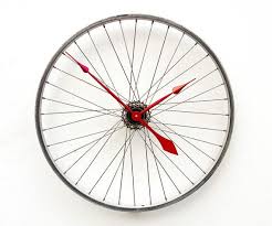 Recycled Bike Wheel Clock Goruntuler Ile Bisiklet Saatler Jant
