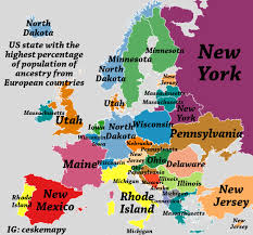 Roads, places, streets and buildings satellite photos. Largest Ancestry By U S County Vivid Maps