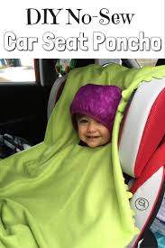 Diy No Sew Car Seat Poncho Car Seat Poncho Car Seats Car Seat Blanket Diy
