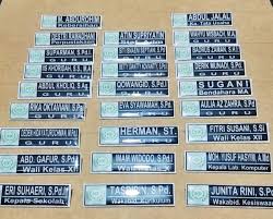 Maybe you would like to learn more about one of these? Jual Name Tag Anak Sekolah Pns Guru Dll Di Lapak Tunggal Jaya Bukalapak