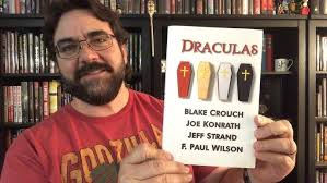 DRACULAS Book Unboxing F Paul Wilson Blake Crouch Jeff Strand Joe Konrath  Gauntlet Press Borderlands