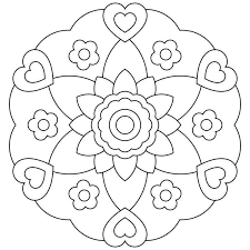 Mandala Da Colorare Per Bambini Foto 1240 Pourfemme Pictures