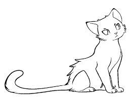 Warrior Cat Coloring Pages Online Warriors Cats Archives Archived On Coloring Pages Category With Post W Simple Cat Drawing Cat Drawing Tutorial Kitten Drawing