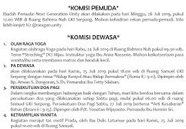 Menjelang perayaan natal di tahun ini, kita disibukkan dengan berbagai persiapan untuk memeriahkan perayaan tersebut. Komisi Pemuda