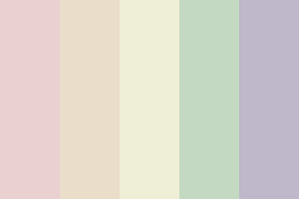 A pastel colors palette is used to decorate a home, or design an outfit or editing a picture, etc. Mute Pastel Rainbow Color Palette