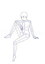 For full body portraits, even more various poses can be expressed through the knees and legs. How To Draw Anime Bodies Step By Step Drawing Guide By Yoneyu Dragoart Com