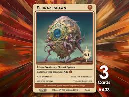 Eldrazi Spawn 01 MTG Token X3 - Alfies Adventure by Alfie AA33 - Etsy