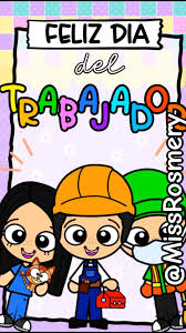 FELIZ DÍA DEL TRABAJADOR!! Porque gracias a tu labor, día a día podemos  vivir en una sociedad más bonita para nuestros niños.  #invitacionesdigitales #powerpoint #parati #materialeducativo ...