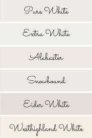 The Best White Paint Colors From Sherwin Williams Sherwin Williams Paint Colors Best White Paint White Paint Colors