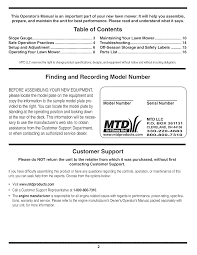 How to adjust the clutch on a troy bilt riding mower. Mtd 12av839q795 User Manual Lawn Mower Manuals And Guides 1109293l
