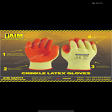 Strongman cut one crinkel gloves latex product image