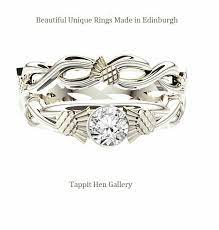 Happy Easter Monday Guys Mix And Match Thistle Wedding And Engagement Rings Unique Handcrafted In Edin Thistle Jewellery Celtic Wedding Rings Wedding Rings