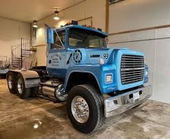 Image result for Brockway Light Blue 1955 Truck