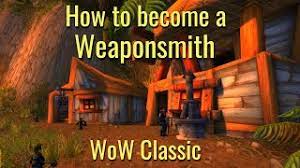 Wow Classic/Blacksmithing Guide----How To Become A Weaponsmith--The Way Of  The Weaponsmith Quest - Youtube