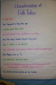 Characteristics Of Folk Tales Folktale Anchor Chart