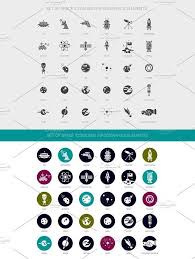 Set Of Space Pictograms Infographic Elements Pictogram Infographic Graphic Design