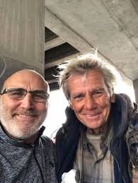 From Bob Anderson, CA February 27, 2019 "Met Bill in Redding, California  today. I saw him meticulously folding his gear and getting his cart  organized. Being a man of God, I was