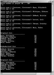 It helps a reader to find a name or a title in the list. Solved Write A Program That Stores Lists Of Names The La Chegg Com