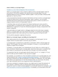 Concept paper on quality education empowerment for life (e4l) has a holistic approach to education in particular and to development as a whole. How To Write A Concept Paper Audit Hypothesis