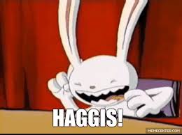 We guarantee delivery of a fresh haggis to your door, even if it means we walk 500 miles. Haggis Gif On Imgur