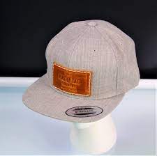 Hashtag Live It Leather Patch Snapback Cap Yupoong Hat Yupoong Snapback Casual Leather Patches Purple Hats Snapback Cap