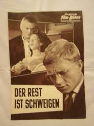 50er Hardy Krüger Peter van Eyck Der Rest ist Schweigen Illustrierte Film  Bühne