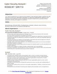 Cyber Security Analyst Resume Samples Qwikresume