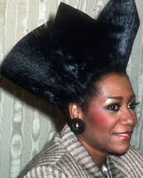 An ode to the art of structure and intention🙌🏾 ⁠⠀ Hair by Norma Harris  Gordon⁠⠀ .⁠⠀ .⁠⠀ .⁠⠀ .⁠⠀ .⁠⠀ #pattilabelle #normaharris #80shair  #vintageblackglamour #slickedbackhair #newattitude #classicrnb