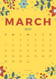 March 2021 Floral Calendar Featuring Beautiful Flowers In 2020 2021 Calendar Calendar Calendar Printables