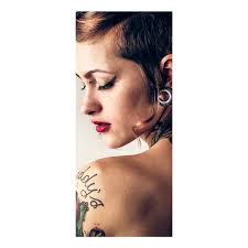 Adesivo Decorativo De Porta Body Piercing Tattoo