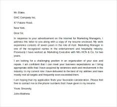 Free 10 Sample Marketing Cover Letter Templates In Pdf Ms Word
