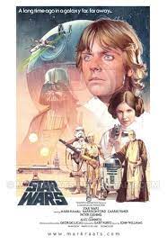 Star Wars A New Hope 40th Anniversary Poster 02 By Markraats Star Wars Poster Star Wars Pictures Star Wars Artwork
