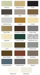 Shingle Colors Membrane Colors Deck Waterproofing Gutter