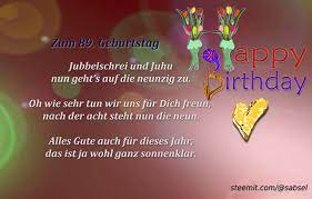 Schöne und tiefgründige lebensweisheiten zum geburtstag. Verse Reime Gedichte Von Sabsel Zum 89 Geburtstag Steemit