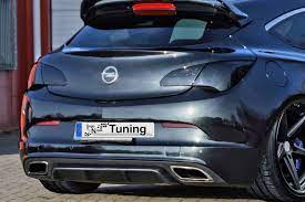 Накладки на пороги steinmetz на opel astra h gtc. Heckdiffusor Fur Opc Noak Passend Fur Opel Astra J