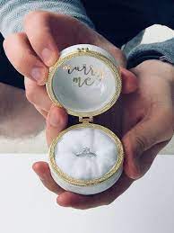 Proposal Ring Box Wedding Ring Box Macaroon Ring Box Ring Holder Romantic Engag Engagement Ring Box Custom Engagement Ring Box Engagement Ring Box Proposals