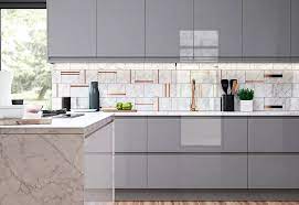Traditional kitchen with cherry cabinets 2019 Vermonhouse Light Grey High Gloss Kitchen Cabinets Modern Buy Kitchen Cabinets Kitchen Cabinets Modern High Gloss Kitchen Cabinets Product On Alibaba Com